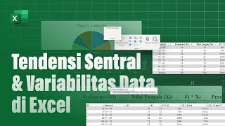 Praktikum Ukuran Tendensi Sentral dan Variabilitas Data di Excel [upl. by Cchaddie185]