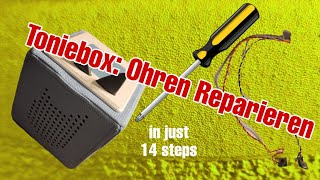 Toniebox Ohren Reparieren 🛠 Lautstärke und Tasten reagieren nicht austausch Anleitung 14 Steps [upl. by Analeh676]