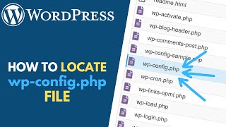 WordPress How to Find wpconfigphp File via cPanels File Manager [upl. by Coates]