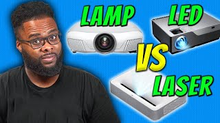 Lamp vs LED vs Laser Projectors  Whats The Difference [upl. by Ahtekahs]