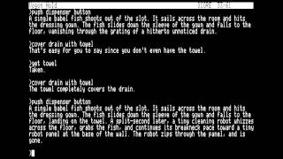 Babel Fish Puzzle Hitchhikers  Most Annoying Puzzle  Infocom 1984 [upl. by Morley142]