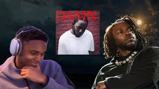 REACTION to Kendrick Lamer’s DAMN [upl. by Adnirim]