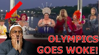 WOKE Olympics GOES FULL Blasphemy With Drag Show OPENING Ceremony MOCKING Christianity [upl. by Aelhsa]