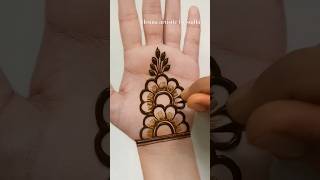 Eid special Simple mehndi design for handEasy mehndi design shorts mehndi [upl. by Weiler]