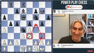 Praggnanandhaa vs Radjabov [upl. by Flodur]