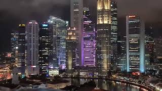 20 January 2023 Singapore Skyline what a view Peninsula Excelsior Hotel [upl. by Star34]