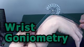 Wrist Goniometry [upl. by Orfinger]