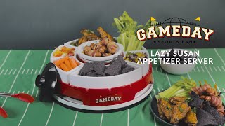 GDLSAS8RDSL  Game Day Lazy Susan Appetizer Server [upl. by Elijah420]