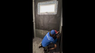 Installing a shower pan liner [upl. by Kacey293]