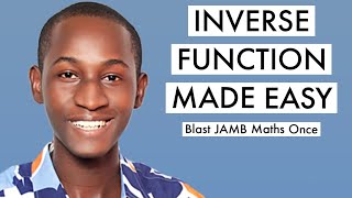 JAMB Maths Online Tutorial 2025 Likely Questions On Inverse Function [upl. by Aekahs]