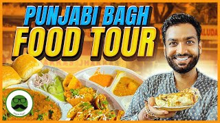 Punjabi Bagh Street Food Tour  Veggie Paaji [upl. by Anuqahs255]