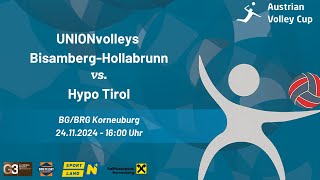 UNIONvolleys vs Hypo Tirol ÖCup [upl. by Custer]