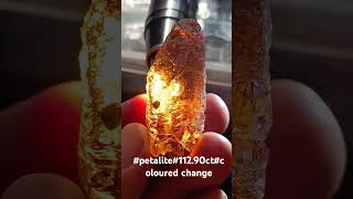 beautiful crystals love minerals healing petalitecolourchange love khetchel molo [upl. by Holtz]