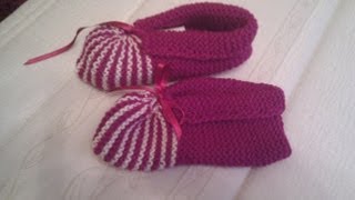 Chaussons de bébé au crochet [upl. by Sheets528]