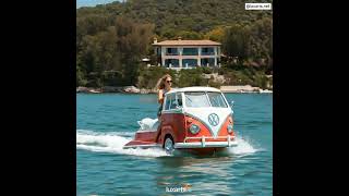 VW Bus Shaped Jet Ski A Classic Design A Modern Ride [upl. by Nollat]