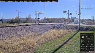 MOKAN Railcams Springfield Missouri BNSF Thayer North Subdivision MP 20470 RECURRENT STREAM [upl. by Noemis59]