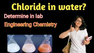 Determination of chloride ion in water competitive exam learning [upl. by Deeas]