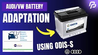 AUDIVW NEW BATTERY CODING USING ODIS OEM  VAG BATTERY ADAPTATION DIY HOWTO Audi A3 A4 A6 A8 [upl. by Dreddy]