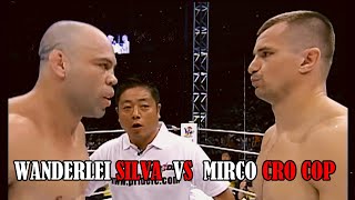 Mirco Cro Cop vs Wanderlei Silva Highlights [upl. by Inoliel]