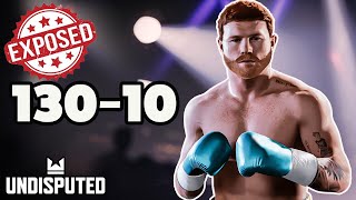 13010 CANELO PLAYER GETS EXPOSED  UNDISPUTED BOXING [upl. by Freida251]