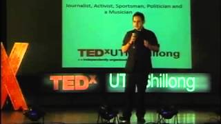 Youth Clean Governance and Politics in India  Pradyot Bikram Manikya Barma  TEDxUTMShillong [upl. by Aynotal595]