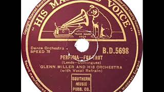 Glenn Miller  Perfidia Dorothy Claire and the Modernaires [upl. by Aenitsirhc755]