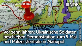 Vor 10 Jahren Ukrainische Soldaten beschießen Demonstration z 9Mai amp PolizeiZentrale in Mariupol [upl. by Margarida]