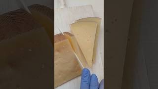 How to cut cheese into even pieces Cómo cortar queso en trozos iguales tips lifehack queso [upl. by Leksehc]