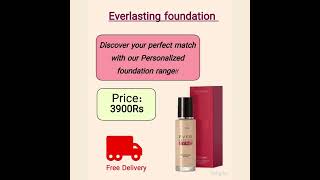 Everlasting Foundation 🤩 Buy this foundation and get best results makeup foundation oriflame [upl. by Nysila898]