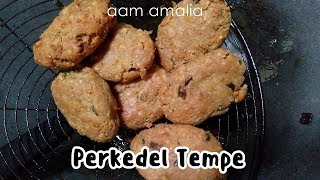 Resep Perkedel Tempe tanpa Telur ala MASAKAN RUMAHAN [upl. by Arriaet343]