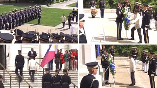 Armed Forces Full Honors Wreath laying Ceremony Iho President of Philippines [upl. by Ylatfen298]