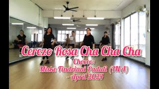 Cerezo Rosa Cha Cha Cha  Line Dance Miske Findriani Paduli INA  April 2024 [upl. by Cyril771]