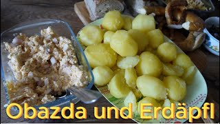 Outdoor Rezepte Gnießen wie die🥨 Oberpfälzer🧀 Erdäpfel und Obazda [upl. by Neetsirk487]