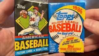 HOFer DOUBLEHEADER 1988 Topps American amp 1986 Topps baseballmemorabilia openingpacks [upl. by Marguerita]