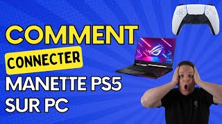 Comment connecter la manette PS5 DualSense sur PC [upl. by Embry403]