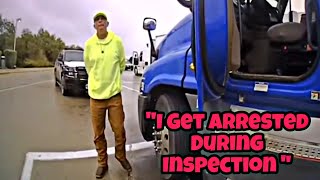 Raw Video Of Truck Driver Ending His Career During A Level 3 Inspection 😵 [upl. by Ila]