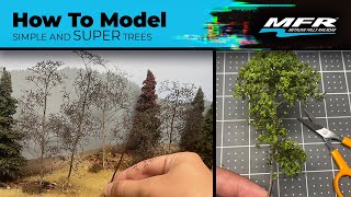 How to model simple and super trees for your layout [upl. by Trevlac]