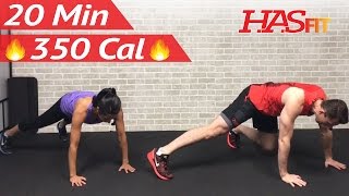 20 Minute Fat Burning HIIT at Home Cardio Workout Without Equipment Full Body Workout No Equipment [upl. by Raimund626]