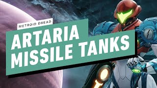 Metroid Dread  All Artaria Missile Tank Locations [upl. by Wilsey]