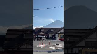 Kawaguchiko Station with backdrop of Mt Fuji [upl. by Fabrianna196]