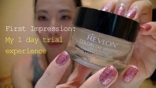 Revlon Colorstay Whipped Cream Foundation Review  First Impression  高比 Gobby [upl. by Derk86]