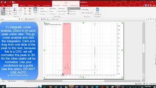 CHE 2253 Acetophenone analysis video example MNova [upl. by Eihtak]