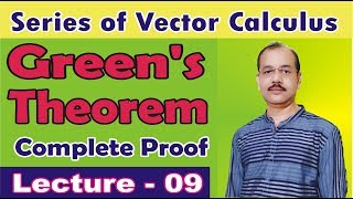 Greens theorem in the plane vector Calculus  Relation bw Surface and Line Integrals  Lec09 [upl. by Narrad]