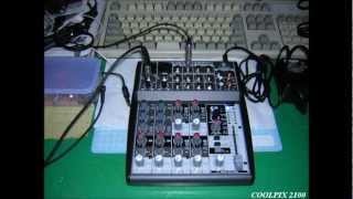 BEHRINGER XENYX 1002FX 100Effects Sound CASIO MA101デモ曲で [upl. by Daniela]