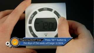 On  Off Times part 3 of 6  GE SunSmart Timer [upl. by Enila]