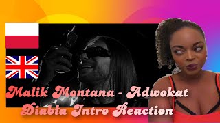 Malik Montana  Adwokat Diabła Intro Official Video Reaction [upl. by Alton]