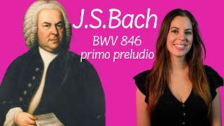 JS Bach dal clavicembalo ben temperato Preludio in Do maggiore BWV 846 [upl. by Reisinger]