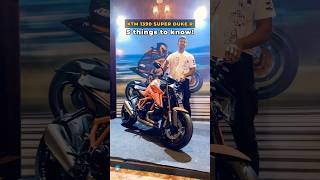 KTM 1390 Super Duke R  Top 5 Things to Know  BikeWale shorts ktm1390superduker [upl. by Edak383]