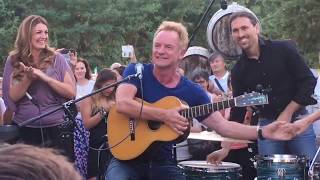 Sting  Message in a bottle live [upl. by Richel]