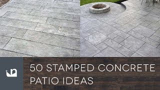 50 Stamped Concrete Patio Ideas [upl. by Immat]